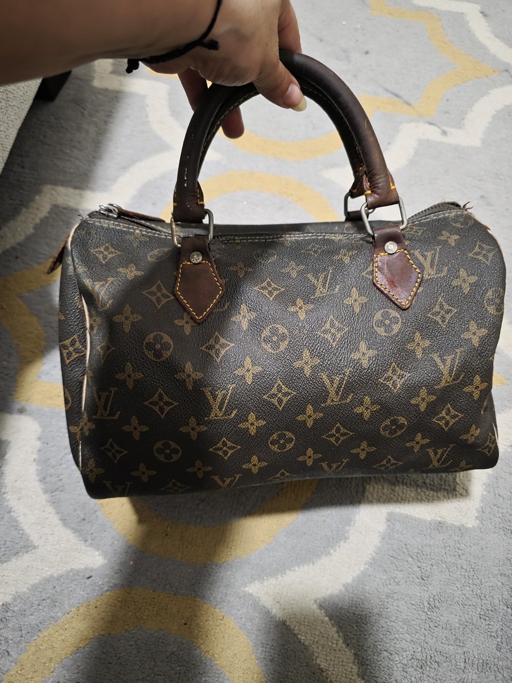 Classic Monogram Canvas Satchel - Brown